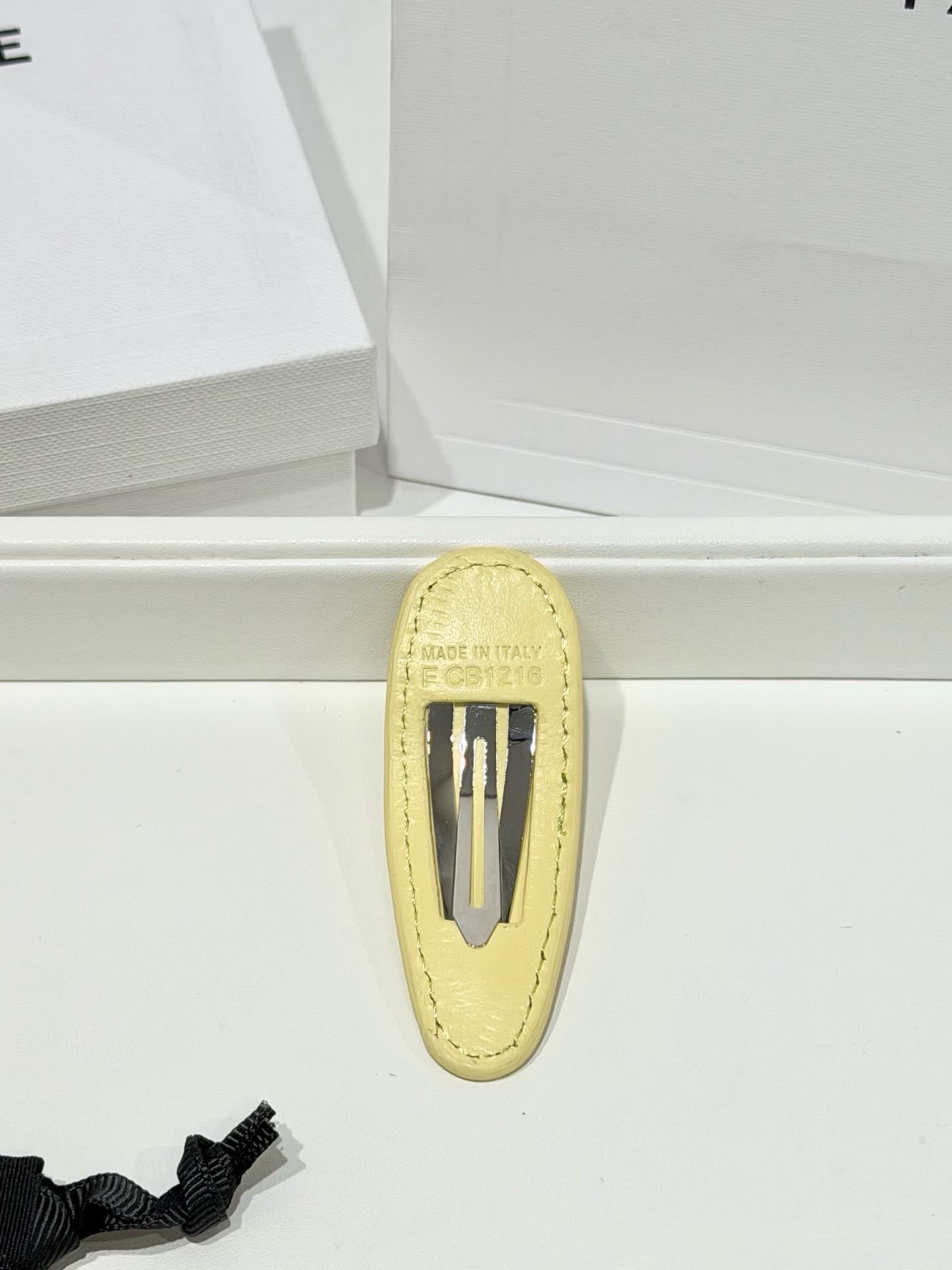 Celine Paris Yellow Hair Clip